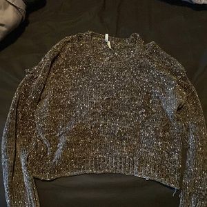 XL distressed sweater from Mudd